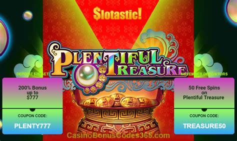 200 free spins plentiful treasure